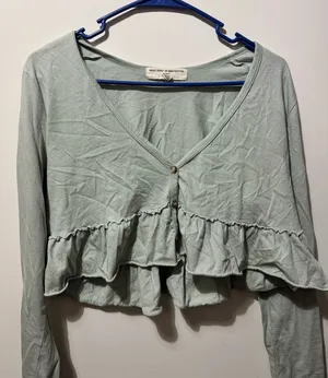 Urban Outfitters Crop Long Sleeve Top thumbnail 1