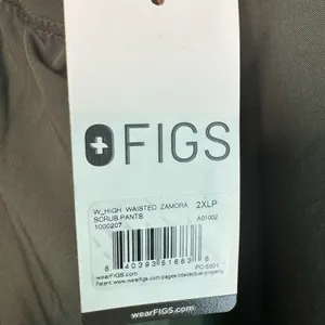 NWT Figs Green High Waisted Zamora Scrub Pants thumbnail 8