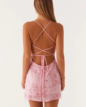 Peppermayo Vietta Sequin Cami Micro Mini Dress thumbnail 4