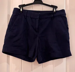 J.‎ Crew Navy blue chino shorts women's 6 thumbnail 1