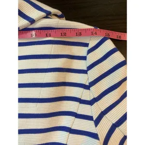 Hatley Nautical‎ Striped Jacket Blazer Womens Small Stretch Preppy Country Club thumbnail 15