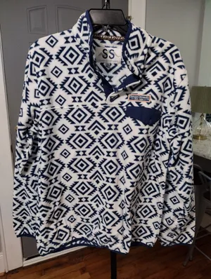 Summit Sportswear Clemson Aztec Print Fleece thumbnail 1