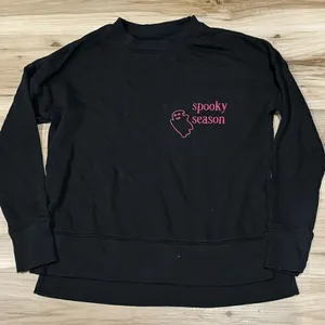 Time and Tru Spooky Season Ghost Crewneck Sweatshirt Women’s Small thumbnail 1