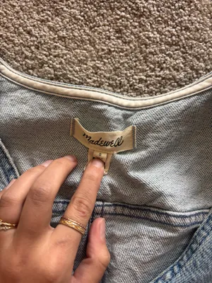 Madewell denim vest thumbnail 2