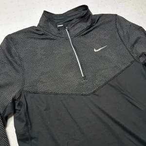 Nike Dri-FIT Running Quarter Zip Pullover Women’s Small Black thumbnail 2
