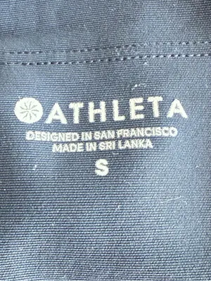 Athleta Striped Stealth Skort Tennis Skirt Shorts Blue White Size Small thumbnail 7