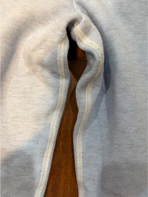 Skims light blue cotton joggers thumbnail 7