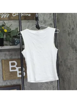A New Day Womens Ribbed Tank Top 93517192 White S thumbnail 2