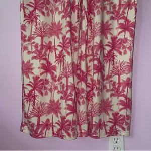Bumblebella by Jill Martin QVC Small Dreamy Jersey Jumpsuit Pink Palms thumbnail 5