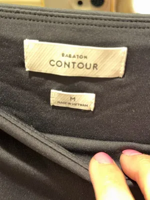 Babaton Contour Square Neck Short Sleeve Bodysuit Black Size M thumbnail 4
