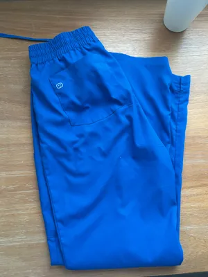WonderWink Royal blue scrubs boundless straight leg pants thumbnail 1