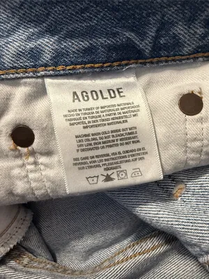 Agolde Dame High Waisted Cuffed Denim Shorts thumbnail 8