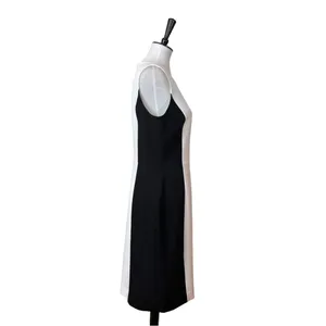 Preston & York Women’s Dress Sheath Classic Black White Color Block Size 8 thumbnail 3