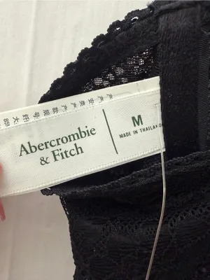 Abercrombie & Fitch Black Lace Bodysuit Underwire Medium NWT(A733) thumbnail 9