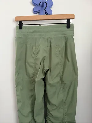 Lululemon 4 Dance Studio Mid-Rise Pant Regular Dessert Green Rare Color thumbnail 3