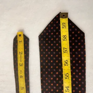 Vintage Brooks Brothers Makers England Men's Tie Silk Brown Geometric Necktie thumbnail 8