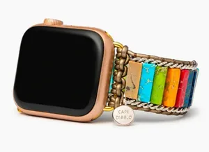 Cape Diablo Genuine Stone Handmade Apple Watch Band NWT thumbnail 1