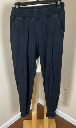 Pact Organic Cotton Jogger Sweatpants Black Size S thumbnail 1