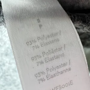 Nine West Sleepwear Gray Heathered Pajama Set S‎ Long Sleeve Button Top Pants thumbnail 10