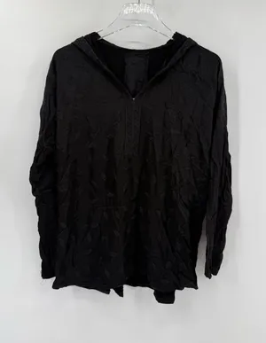 Johnny was black embroidered hoodie‎ size medium thumbnail 1