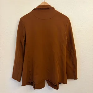 Frank & Eileen Belfast Peacoat S Cinnamon Brown Triple Fleece Preppy Minimalist thumbnail 6