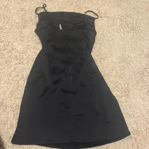 Urban outfitters black slip dress cowl neck size medium thumbnail 3