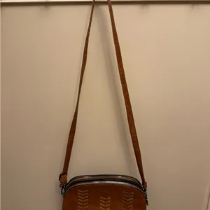 Brown Suede Shoulder Bag thumbnail 2