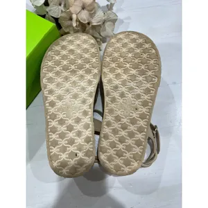 Sam‎ Edelman Gavril Platform Sandals Quilted Straps Ankle Buckle Beige 8M thumbnail 8