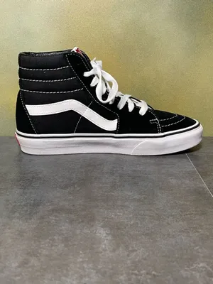 Vans Sk8-Hi Skate Black Suede/Canvas Shoes Women's Size 7.5 thumbnail 15