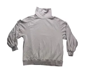 LIT Sweatshirt Women‎ Large Beige Turtleneck Long Sleeve Pullover Cozy Comfort thumbnail 1