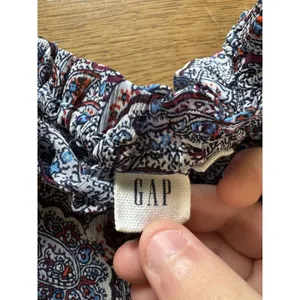 Gap Ruffle Sleeve Top Women Sz XS‎ Paisley Polyester Lightweight Colorful Preppy thumbnail 3