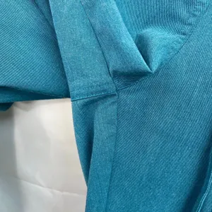 Grey's Anatomy women's teal elastic drawstring pocket‎ straight scrubs pants M thumbnail 3
