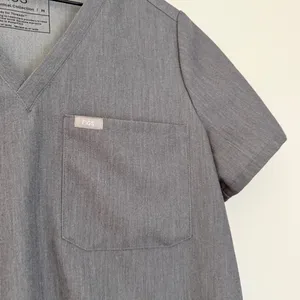 Figs Catarina One Pocket Scrub Top Graphite Grey Women’s Size Medium Nurse thumbnail 5