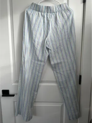 Pacsun Outer Banks Beachcomber Linen Boxer Pants NWT Blue Stripe Small thumbnail 4