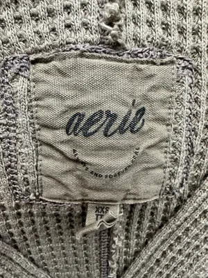 aerie green oversized sweater thumbnail 3