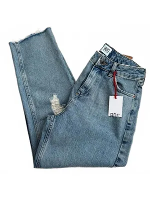 UO BDG Pax Ripped High Waist Jeans Urban Outfitters NWT Light Wash Size 28 thumbnail 4
