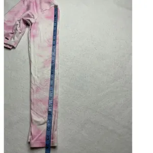 Hollister Must-Have Collection Baby Tee Pink Tie Dye Long Sleeve Crop Top Small thumbnail 5