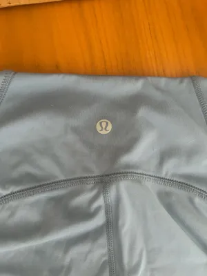 Lululemon DUSTY BLUE High Rise Biker Shorts thumbnail 6