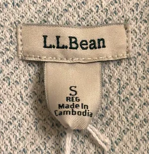 LL Bean Women’s Small Mottled Full Zip Fleece Cardigan Heathered Gorpcore Fitted thumbnail 10