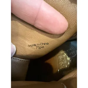 Kate Spade New York Saundra Honey Brown Suede Lace Up Wedge Boot Size 7.5 $298 thumbnail 7