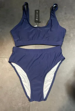 Two-piece navy blue swimwear size extra‎ small A-14 thumbnail 1