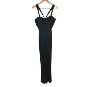 Alex Evenings Vintage Formal Black Maxi Dress Size 10 thumbnail 3