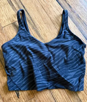 Lululemon Align Tank Top Zebra Print Size 12 thumbnail 1