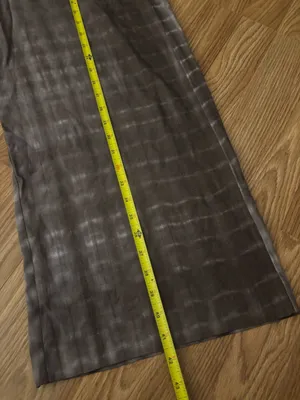 Zara Wide-Leg Tie-Dye Wrap Pants in Charcoal Size Large thumbnail 10
