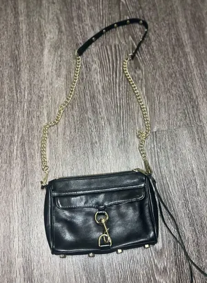 Rebecca Minkoff Black Leather Crossbody thumbnail 3