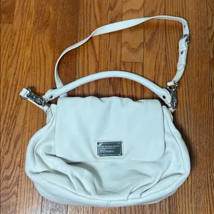 Marc by Marc Jacobs Classic Q Lil Ukita Leather shoulder‎ bag crossbody white thumbnail 1