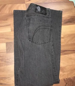 Faded black/gray jeans wide leg Size 8 thumbnail 3