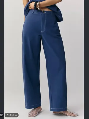 Anthropologie Maeve Curve Puddle Pants thumbnail 3