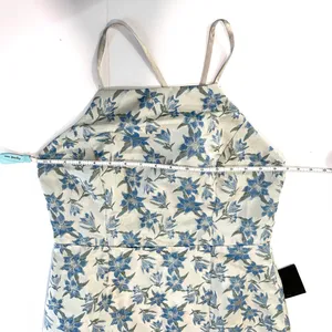 NWT Lulus Versailles Vibes Blue Jacquard Open Back Metallic Midi‎ Dress LARGE thumbnail 9