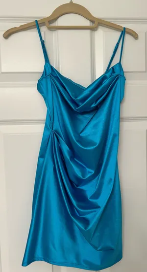 Lucy in the Sky Mini Dress Blue thumbnail 1
